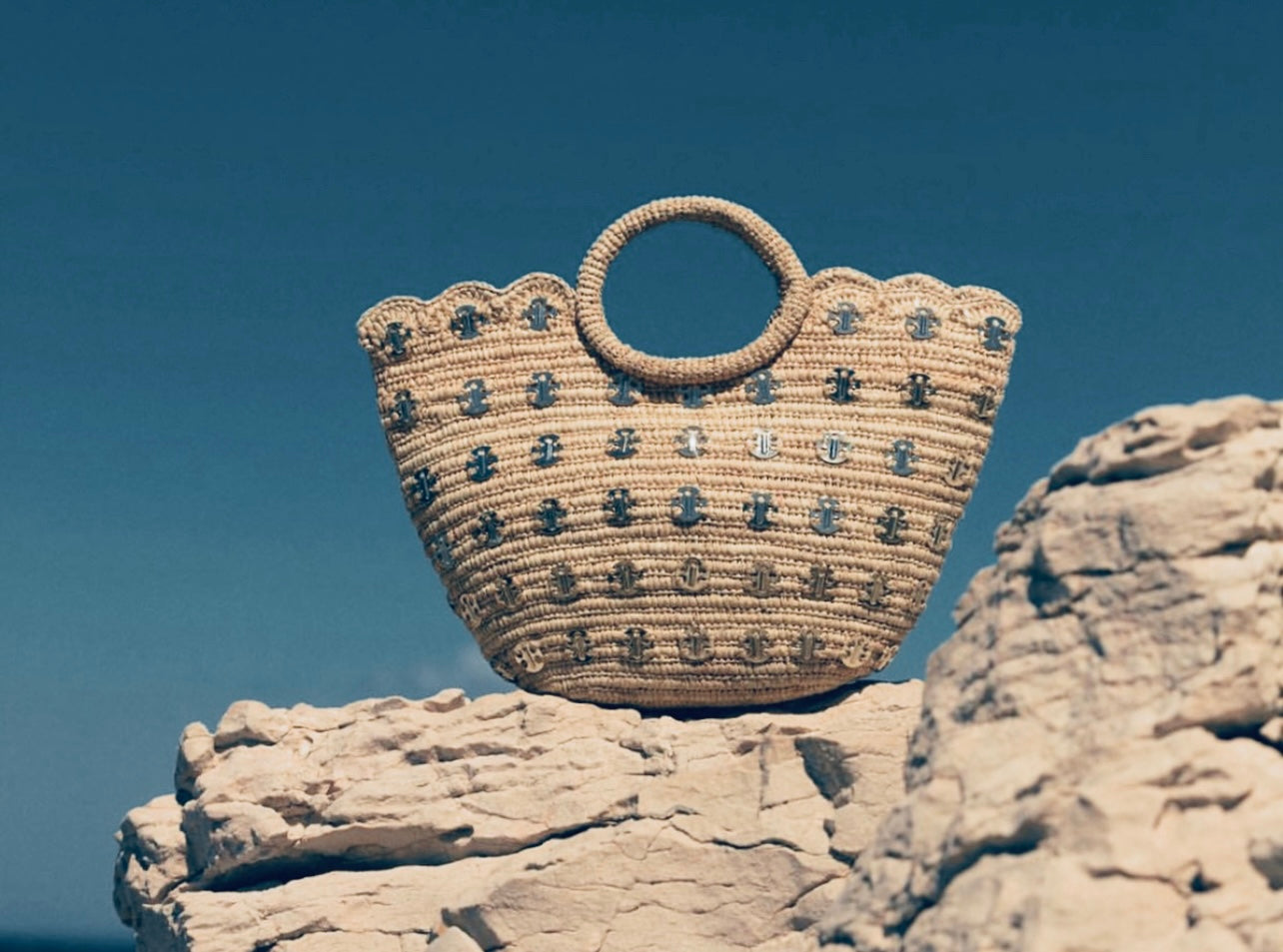Raffia Baech Tote Bags By Luxury Designer | Summer 2023